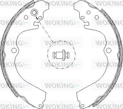 Woking Z4663.00 - Bremžu loki ps1.lv