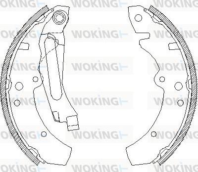 Woking Z4689.00 - Bremžu loki ps1.lv