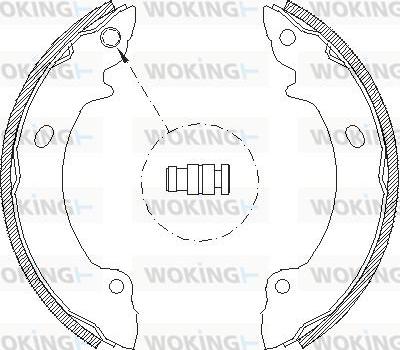 Woking Z4632.00 - Bremžu loki ps1.lv