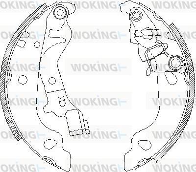 Woking Z4099.00 - Bremžu loki ps1.lv