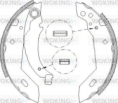 Woking Z4095.00 - Bremžu loki ps1.lv