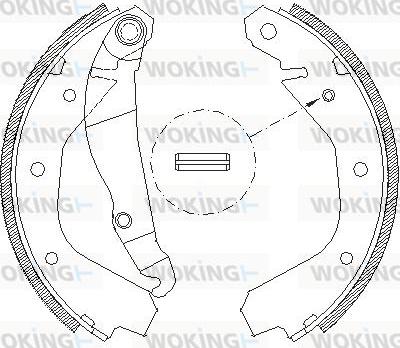 Woking Z4091.00 - Bremžu loki ps1.lv