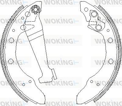 Woking Z4046.00 - Bremžu loki ps1.lv