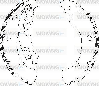 Woking Z4041.01 - Bremžu loki ps1.lv