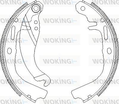 Woking Z4065.00 - Bremžu loki ps1.lv