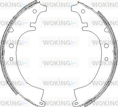 Woking Z4087.00 - Bremžu loki ps1.lv