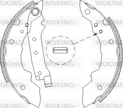 Woking Z4038.00 - Bremžu loki ps1.lv