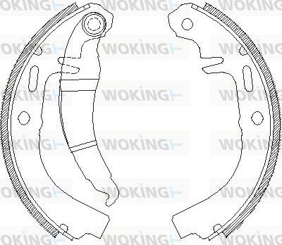 Woking Z4025.00 - Bremžu loki ps1.lv