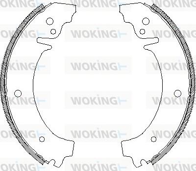 Woking Z4026.00 - Bremžu loki ps1.lv