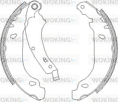 Woking Z4074.00 - Bremžu loki ps1.lv