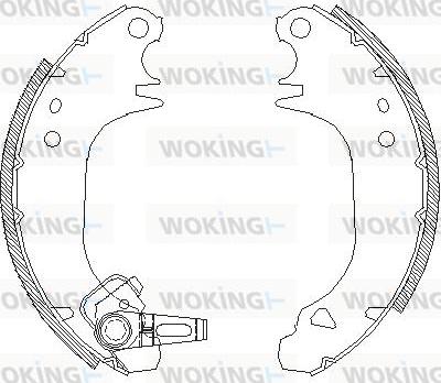 Woking Z4075.00 - Bremžu loki ps1.lv