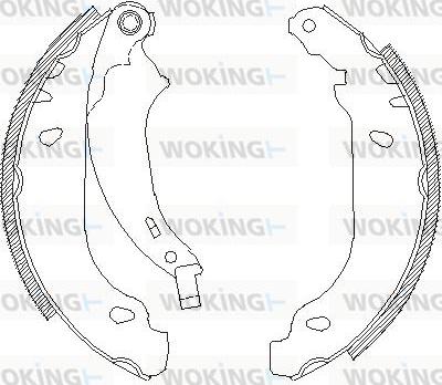 Woking Z4076.00 - Bremžu loki ps1.lv