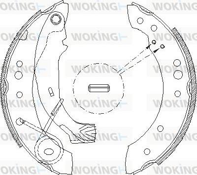 Woking Z4149.00 - Bremžu loki ps1.lv