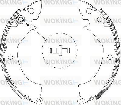 Woking Z4157.00 - Bremžu loki ps1.lv