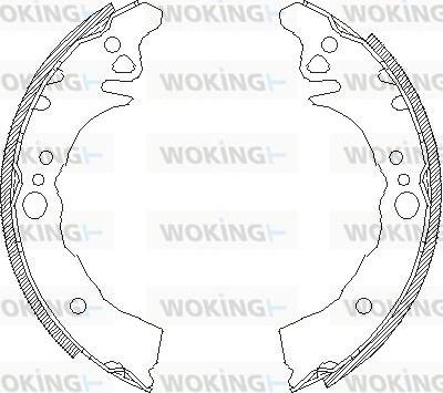 Woking Z4160.00 - Bremžu loki ps1.lv