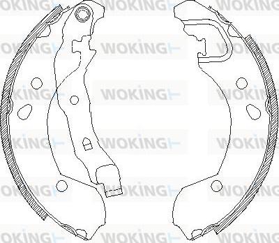 Woking Z4168.00 - Bremžu loki ps1.lv