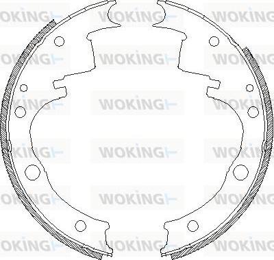 Woking Z4109.00 - Bremžu loki ps1.lv