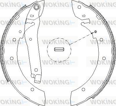 Woking Z4103.00 - Bremžu loki ps1.lv