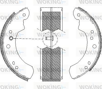 Woking Z4112.00 - Bremžu loki ps1.lv