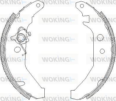 Woking Z4185.00 - Bremžu loki ps1.lv