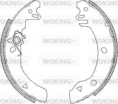 Woking Z4186.00 - Bremžu loki ps1.lv