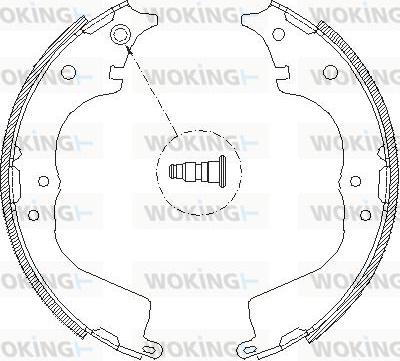 Woking Z4134.00 - Bremžu loki ps1.lv