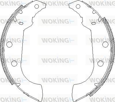 Woking Z4135.00 - Bremžu loki ps1.lv