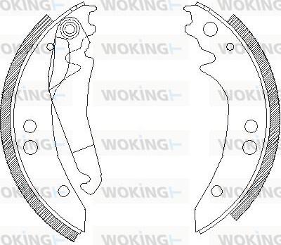 Woking Z4136.00 - Bremžu loki ps1.lv