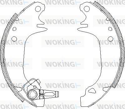 Woking Z4130.00 - Bremžu loki ps1.lv