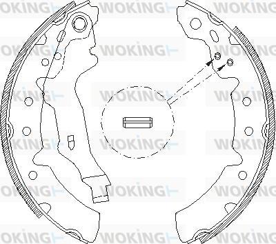 Woking Z4131.00 - Bremžu loki ps1.lv