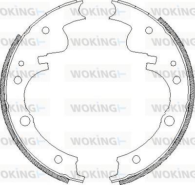 Woking Z4121.00 - Bremžu loki ps1.lv