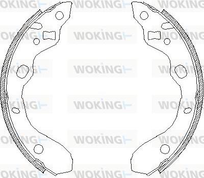 Woking Z4128.00 - Bremžu loki ps1.lv