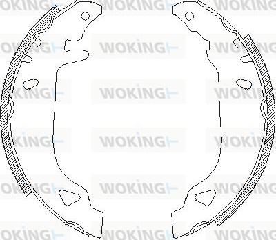 Woking Z4179.00 - Bremžu loki ps1.lv