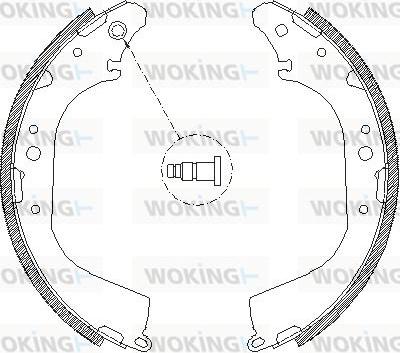 Woking Z4172.00 - Bremžu loki ps1.lv