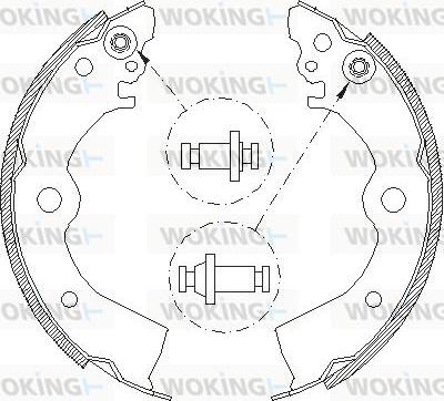 Woking Z4393.00 - Bremžu loki ps1.lv