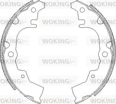 Woking Z4340.00 - Bremžu loki ps1.lv