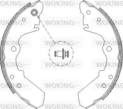 Woking Z4343.00 - Bremžu loki ps1.lv