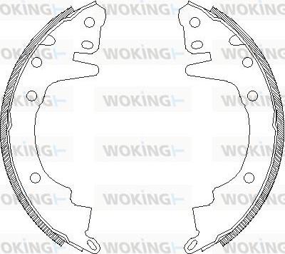 Woking Z4369.00 - Bremžu loki ps1.lv