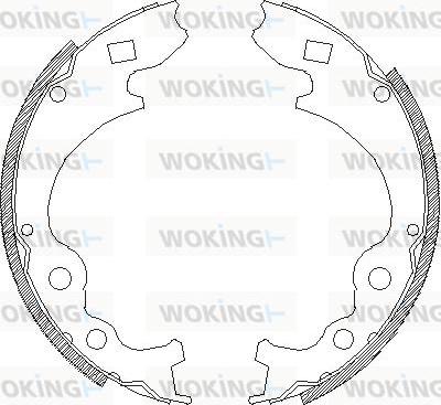 Woking Z4364.00 - Bremžu loki ps1.lv