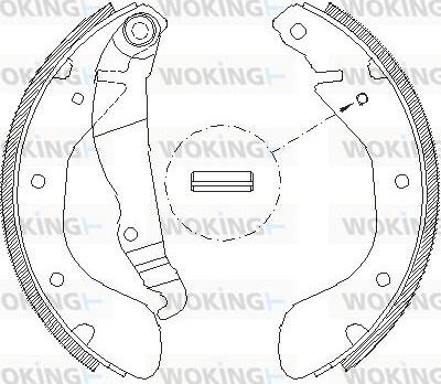 Woking Z4307.00 - Bremžu loki ps1.lv