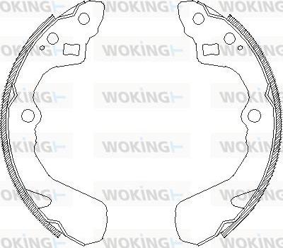 Woking Z4386.00 - Bremžu loki ps1.lv