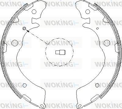 Woking Z4383.00 - Bremžu loki ps1.lv