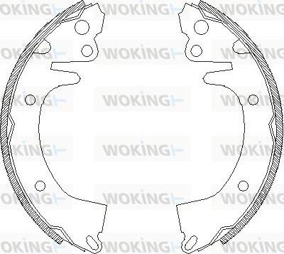 Woking Z4325.00 - Bremžu loki ps1.lv