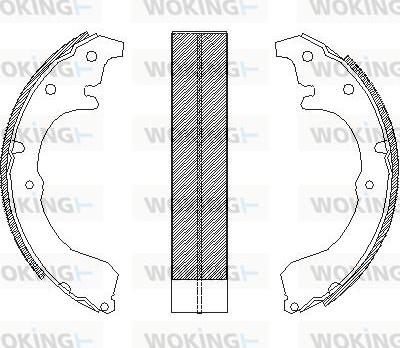 Woking Z4321.00 - Bremžu loki ps1.lv