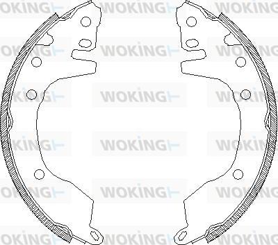 Woking Z4376.00 - Bremžu loki ps1.lv