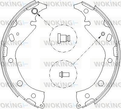 Woking Z4207.00 - Bremžu loki ps1.lv