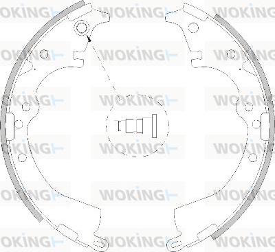 Woking Z4217.00 - Bremžu loki ps1.lv