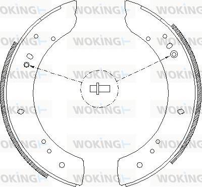 Woking Z4283.00 - Bremžu loki ps1.lv