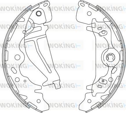 Woking Z4276.00 - Bremžu loki ps1.lv