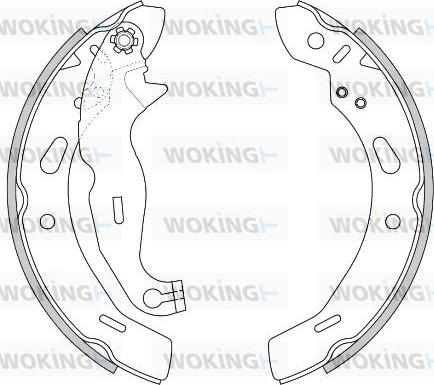 Woking Z4278.00 - Bremžu loki ps1.lv